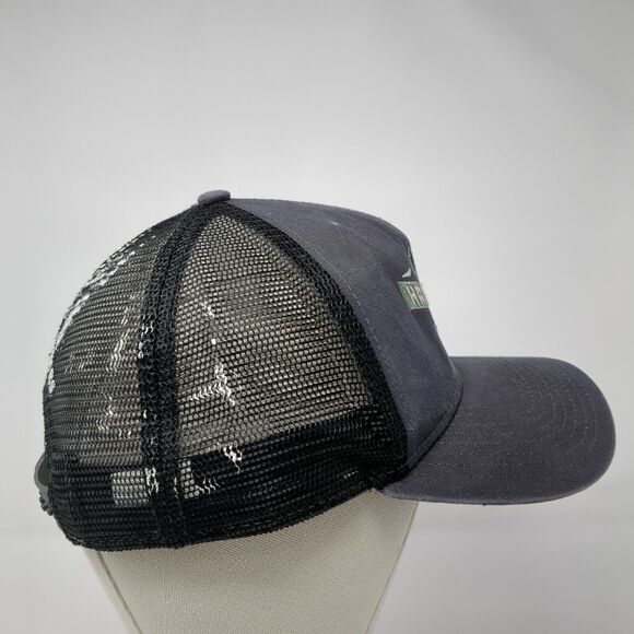 Happy Trails Snapback Trucker Hat Gray One Size Mesh Back New Era - Picture 4 of 8